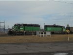 BNSF 1663 + 1689